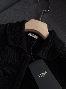 Luxury Womens Clothing Fendi Black Cotton T Shirt SML 36 38 40 A29PP680 AA150184