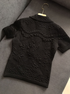 Luxury Womens Clothing Fendi Black Cotton T Shirt SML 36 38 40 A29PP680 AA150184