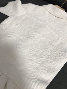 Luxury Womens Clothing Fendi White Knit Romper SML 36 38 40 A29PP780 AA150185