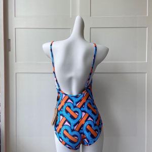 Luxury Womens Clothing Burberry London UK Monogram Swimsuit SML A144PP120 AA150494