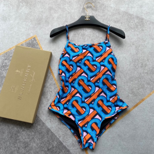 Luxury Womens Clothing Burberry London UK Monogram Swimsuit SML A144PP120 AA150494