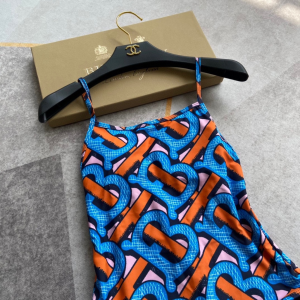 Luxury Womens Clothing Burberry London UK Monogram Swimsuit SML A144PP120 AA150494