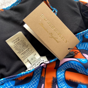 Luxury Womens Clothing Burberry London UK Monogram Swimsuit SML A144PP120 AA150494