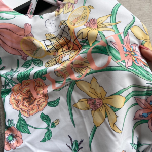 Luxury Womens Clothing Gucci White Floral Swimsuit SML A144PP120 AA150500