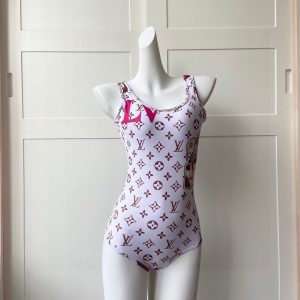 Louis Vuitton LV Monogram Swimsuit White 