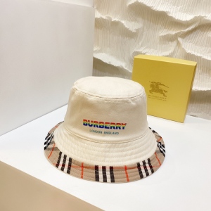 Burberry Cotton Bucket Hat OFF White 