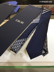 Luxury Mens Ties Dior Oblique Cotton Ties A151PP140 AA150590
