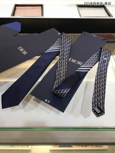 Luxury Mens Ties Dior Oblique Cotton Ties A151PP140 AA150590