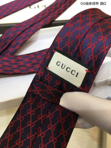 Luxury Mens Ties Gucci GG Pattern Silk Burgundy Ties A151PP130 AA150580