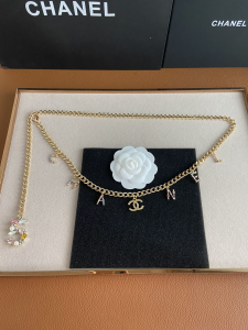 Chanel Multicolor Crystals NO5 Pendant Chain Belt 