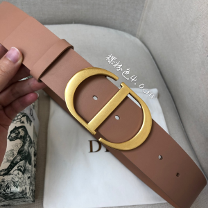 Dior 30 Montaigne Belt Tan Smooth Calfskin 40MM 