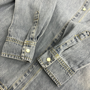 Luxury Womens Clothong Balenciaga Blue Denim Jacket SML A154PP580 AA150720