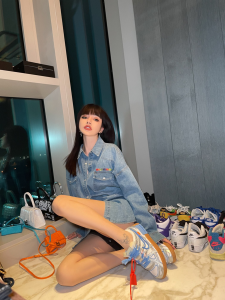 Luxury Womens Clothong Balenciaga Blue Denim Jacket SML A154PP580 AA150720