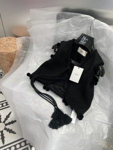 Luxury Womens Clothong Celine Folk Vest in Braided Wool Tweed SML A154PP780 AA150725