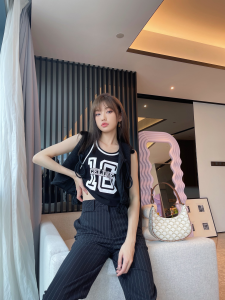 Luxury Womens Clothong Celine Folk Vest in Braided Wool Tweed SML A154PP780 AA150725