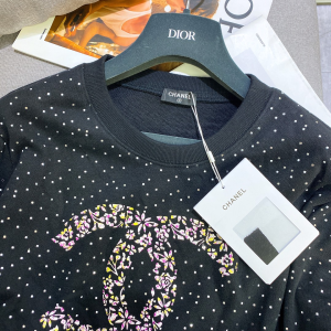 Luxury Womens Clothong Chanel CC Logo Black Knitwear SML A154PP580 AA150722