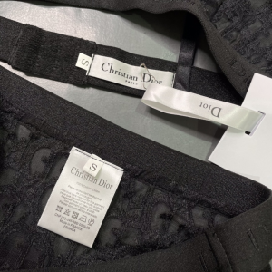 Luxury Womens Clothong Dior Black Oblique Lingerie Set SML A154PP680 AA150714