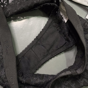 Luxury Womens Clothong Dior Black Oblique Lingerie Set SML A154PP680 AA150714