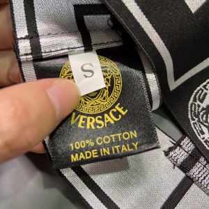 Luxury Womens Clothong Versace Black Logo Jacquard Lingerie Set SML A154PP680 AA150716