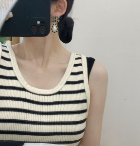 Luxury Womens Jewelry Chanel CC Logo Drop Earrings A152PP160 AA150708