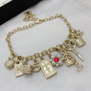 Luxury Womens Jewelry Chanel Vintage Gold Charms Necklaces A152PP240 AA150709