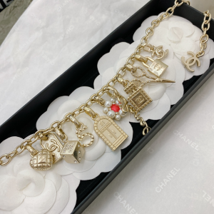 Luxury Womens Jewelry Chanel Vintage Gold Charms Necklaces A152PP240 AA150709