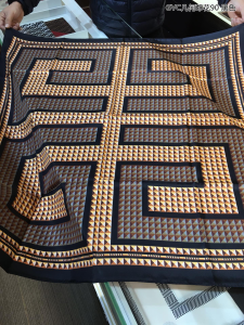 Givenchy Square Silk Black Scarf 