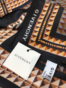 Luxury Womens Scarf Givenchy Square Silk Black Scarf 90x90CM A151PP180 AA150586