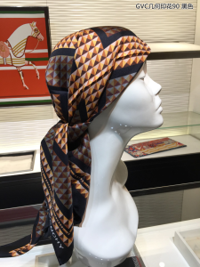 Luxury Womens Scarf Givenchy Square Silk Black Scarf 90x90CM A151PP180 AA150586