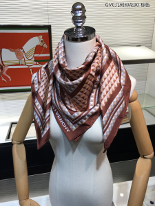 Luxury Womens Scarf Givenchy Square Silk Brown Scarf 90x90CM A151PP180 AA150585