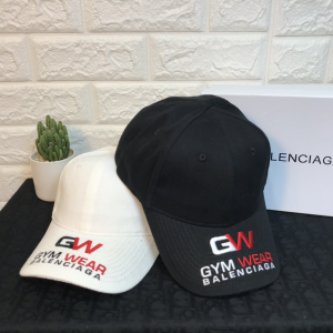 Luxury Womens Hats Balenciaga GYM Wear Baseball Cap Hat Black A190PP85 AA150769