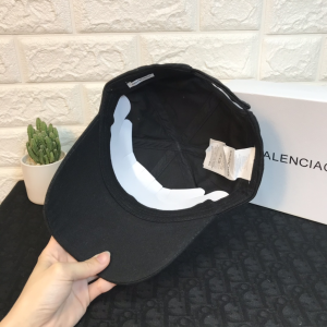 Luxury Womens Hats Balenciaga GYM Wear Baseball Cap Hat Black A190PP85 AA150769