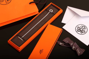 Luxury Womens Jewelry Hermes Finesse Diamond Bracelets Silver A205PP240 AA150806