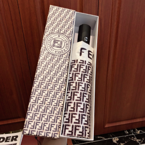 Luxury Womens Umbrella Fendi FF Jacquard Umbrella A190PP110 AA150774