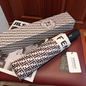 Luxury Womens Umbrella Fendi FF Jacquard Umbrella A190PP110 AA150774