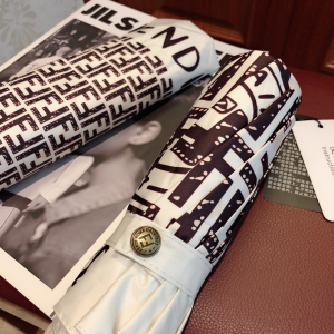 Luxury Womens Umbrella Fendi FF Jacquard Umbrella A190PP110 AA150774