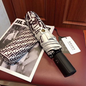 Luxury Womens Umbrella Fendi FF Jacquard Umbrella A190PP110 AA150774