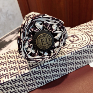 Luxury Womens Umbrella Fendi FF Jacquard Umbrella A190PP110 AA150774
