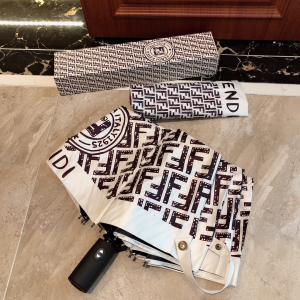 Luxury Womens Umbrella Fendi FF Jacquard Umbrella A190PP110 AA150774