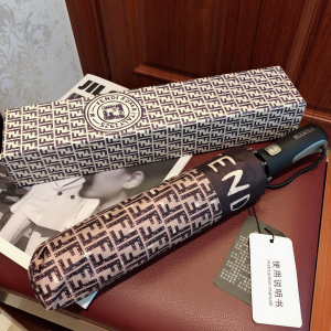 Luxury Womens Umbrella Fendi FF Jacquard Umbrella A190PP110 AA150775