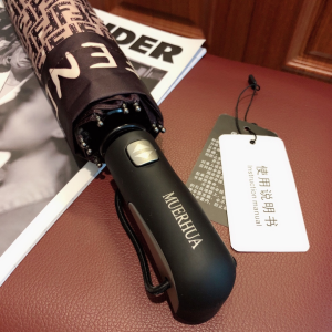 Luxury Womens Umbrella Fendi FF Jacquard Umbrella A190PP110 AA150775