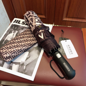Luxury Womens Umbrella Fendi FF Jacquard Umbrella A190PP110 AA150775
