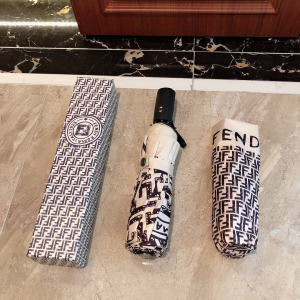 Luxury Womens Umbrella Fendi FF Jacquard Umbrella A190PP110 AA150776