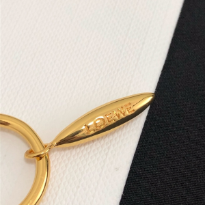 Luxury Womens Jewelry Loewe Anagram Asymmetric Earrings A39PP148 AA150909