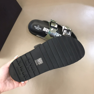 Luxury Mens Shoes Valentino Mens Slide Sandal 38 To 46 A151PP330 AA151175