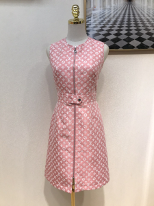 Louis Vuitton Monogram Pink DressXL 