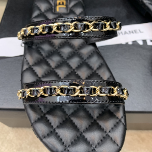 Luxury Womens Shoes Chanel 2021SS Chain Sandal in Black 35 To 40 A151PP460 AA151223
