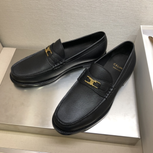 Celine Luco Maillon Triomphe Loafer Black Polished Calfskin Celine Luco Maillon Triomphe Loafer Black Polished Calfskin