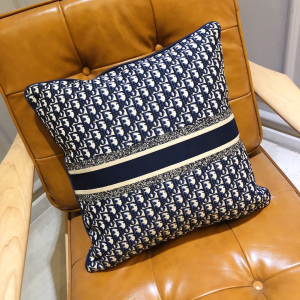 Luxury Home Cushions Dior Blue Dior Oblique Cushions A62PP280 AA151475