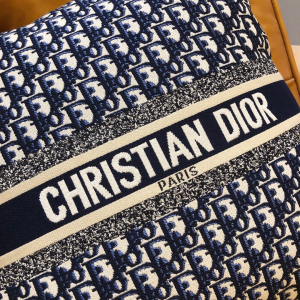 Luxury Home Cushions Dior Blue Dior Oblique Cushions A62PP280 AA151475